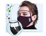 Reusable Face Mask with Eyes Shield