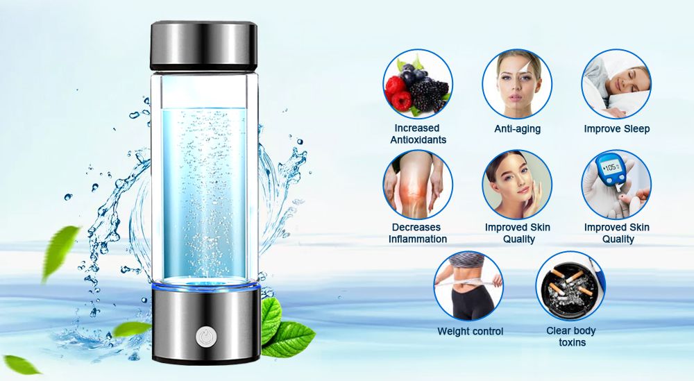 Hydrogen Water Bottle – HushVolta