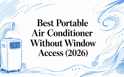 Best Portable Air Conditioner Without Window Access (2026) Best Portable Air Conditioner Without Window Access (2026)