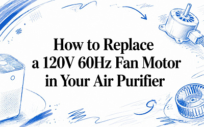 How to Replace a 120V 60Hz Fan Motor in Your Air Purifier